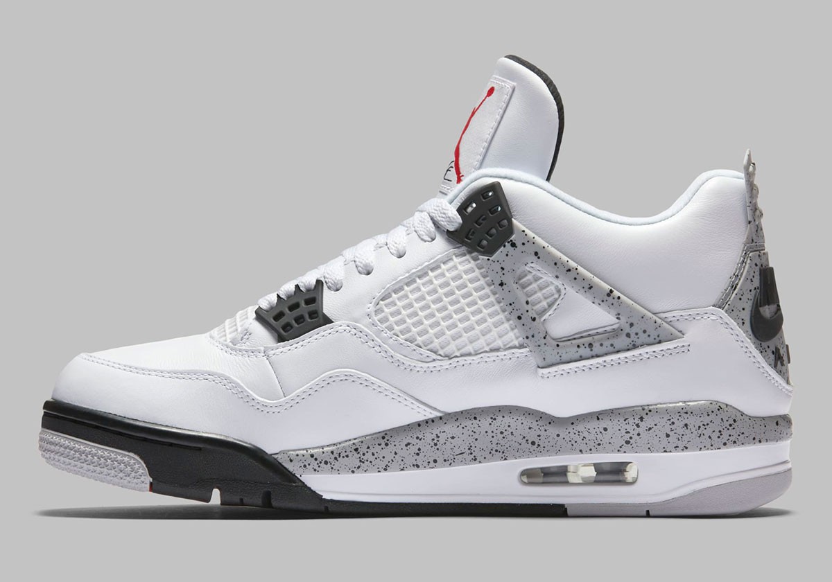 Nike Air Jordan IV 4 Retro White Cement Grey FV5029-100 sz 10.5