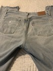 Levi's Big E 501 Blue Selvedge Cotton Denim Jeans — photo 8