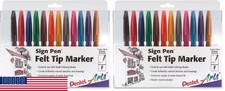 Pentel Felt Tip Sign Pen Set, 12 Assorted Colors - 2 Pack
