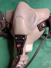 VINTAGE GENTEX MBU-12P OXYGEN MASK, NOT A REPLICA. FLIGHT HELMET, PILOT HELMET
