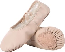 Dynadans Soft Leather Ballet Shoes/Ballet Slippers/Dance Shoes Nude