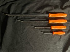 Snap On Tools 8 12 18 24 Curved Tip Pry Bar Set Orange Hard Handle 4pc Usa Snap On Tools 8 12 18 24 Curved Tip Pry Bar Set Orange Hard Handle 4pc Usa