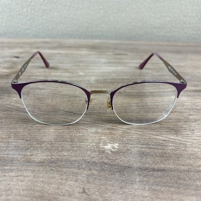 Ray-Ban RB6422 3007 Eyeglasses Half Rim Burgundy FRAMES ONLY 51-19-140