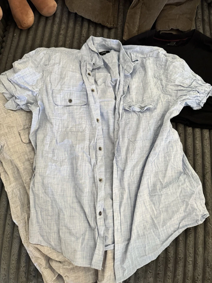 Chaqueta RVCA Para Hombre XL Marrón Talla XL Otoño Lote Paquete con Camisa Alfani Abotonada! Foto 3 de 4