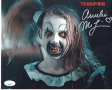 Amelie McLain signed 8x10 Photo Little Pale Girl Terrifier 2 JSA Authentication