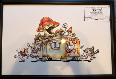 SKAM2 Slim Shady Trailer Scene Limited Edition Framed Art Print Signed 22x34