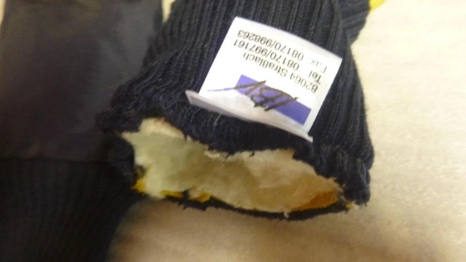 2x Winter Arbeitshandschuhe Gr 8 Leder/Textil IBV MarkenQualität gefüttert - Bild 3 von 3