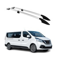 Dachreling RelingträGer Alu FüR Nissan NV300 2016-2021 L2 LWB Langer L2 Alu Grau