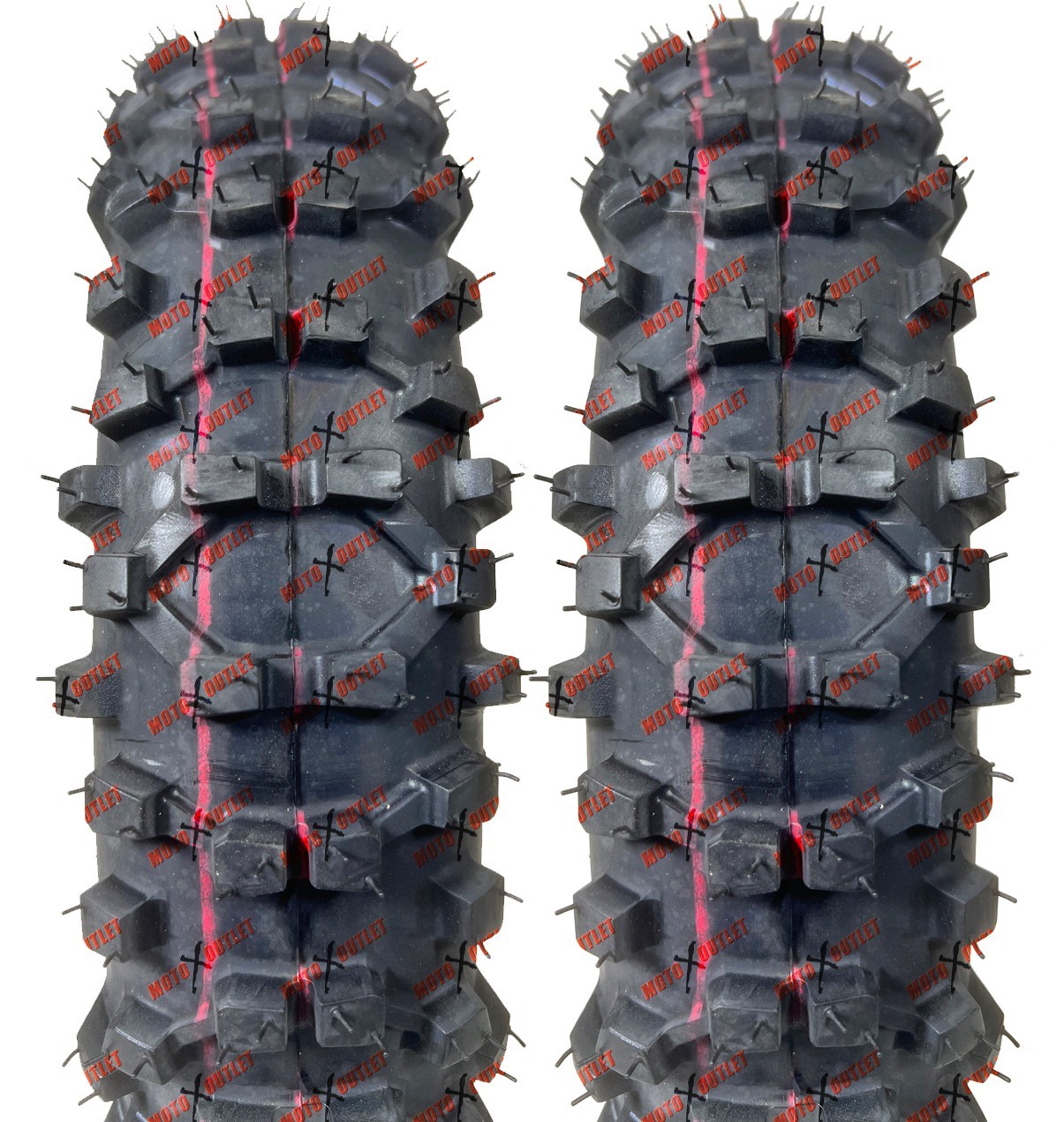 Honda CRF 50 Tires Tubes Set 2.50-10 Front Rear Tire Dirt Bike AMS Bite MX