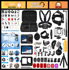 DJI Osmo Action 5/4/3 Accessories Kit - Waterproof Housing, Bike Mount, Selfie S