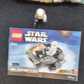 LEGO Star Wars First Order Snowspeeder Microfighter 75126 Complete w/ Minifigure