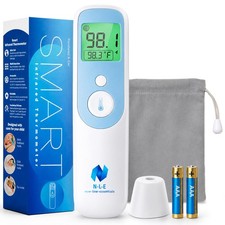 N-L-Clinical Thermometer, Forehead  Ear Thermometer for Adults, Babies  Tod...