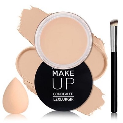 Under Eye Concealer for Dark Circles, Color Corrector, 02 Light Cream