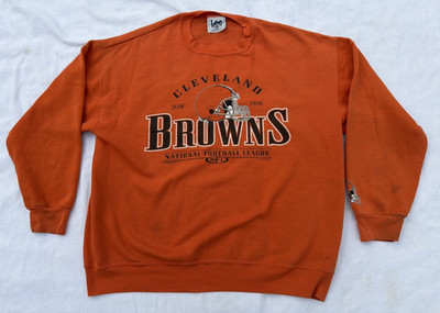 Cleveland Browns Lee Sport NFL Sweatshirt Size XL Vintage
