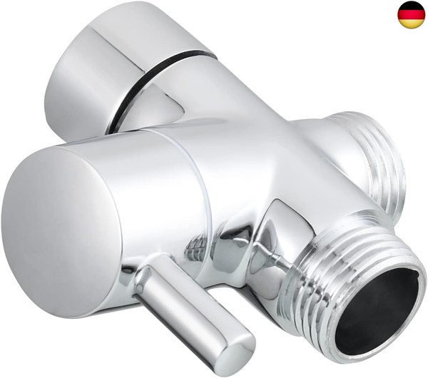 Ciencia 1/2 Zoll Umschaltventil Dusche Adapter Messing 3 Wege Umstellerventil-image