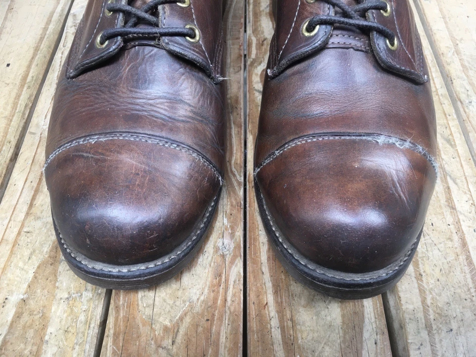 Chippewa x L.L bean Brown Mens Round toe leather Engineer boots US 10.5 E UK 9.5 - Image 4 of 4