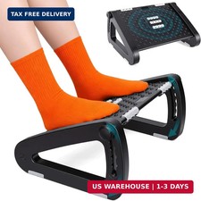 Foot Rest For Under Desk At Work - Ergonomic Under Desk Footrest For Office Adj