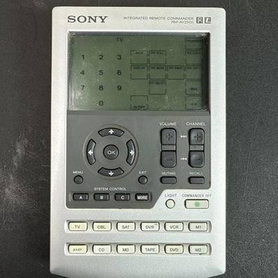 Sony RM-AV2500 Remote Commander Touchscreen Universal AV Control Tested