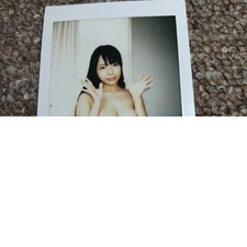 Haruka Riri Ruka Inaba Autographed instax photo Cheki Japanese AV Idol