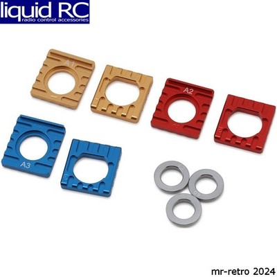Kyosho MBW031 Mini-Z Mb-010 Aluminum Motor Mount Set (3)