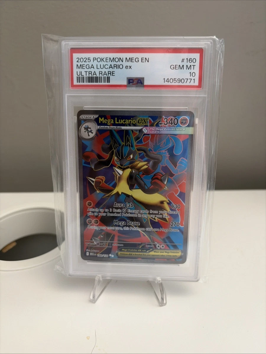 Lucario Pokémon TCG Professional Sports Authenticator (PSA