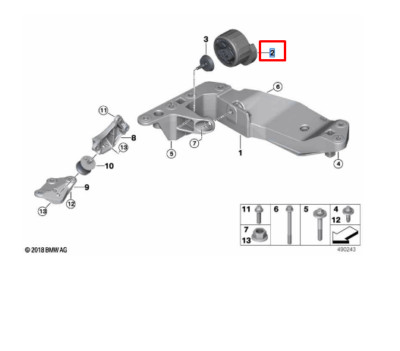 NEW BMW 3 G20 GEARBOX MOUNT 6860533 22326860533 ORIGINAL | eBay
