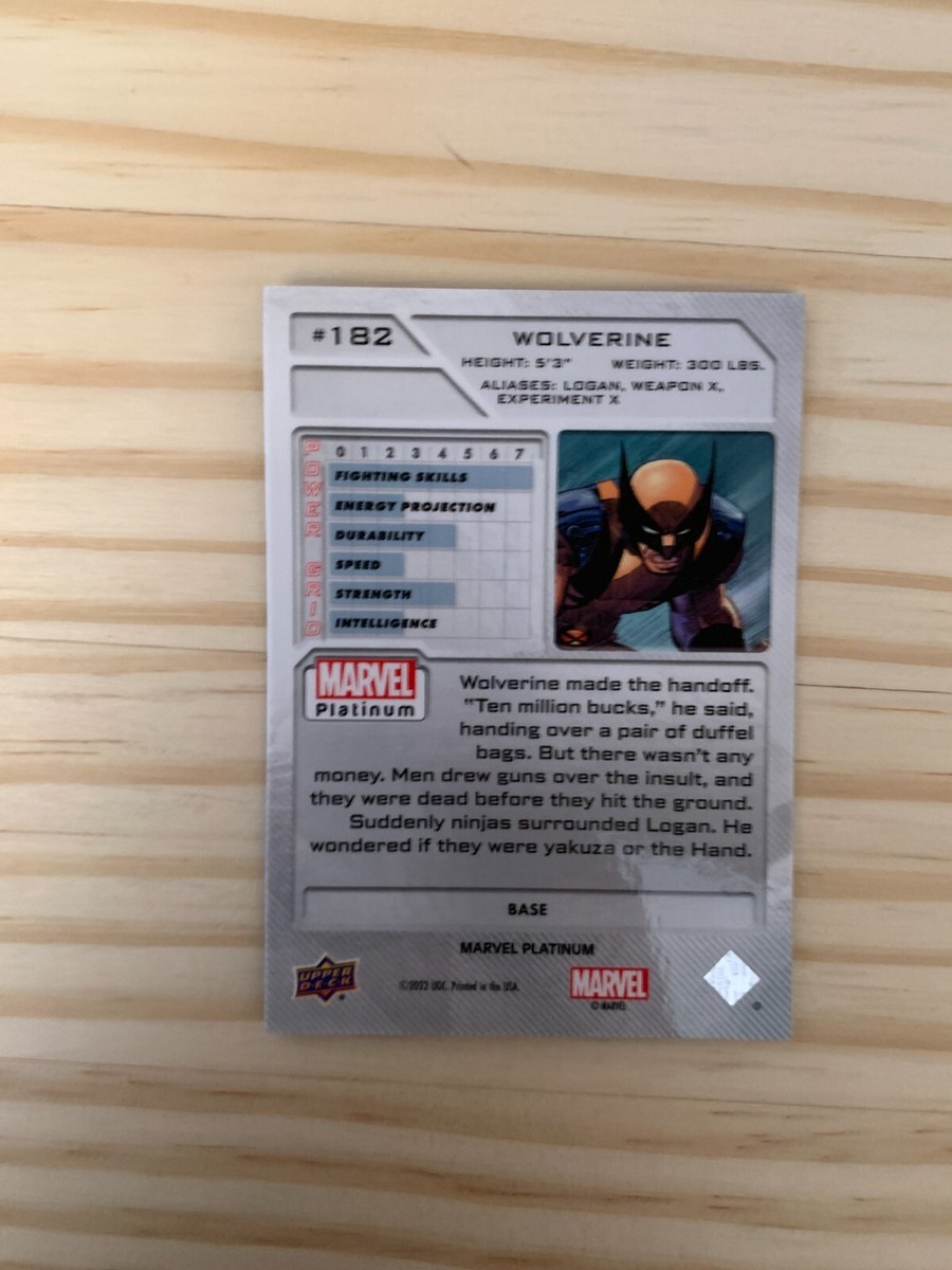 2023 Upper Deck Marvel Platinum #182 Wolverine SP | eBay