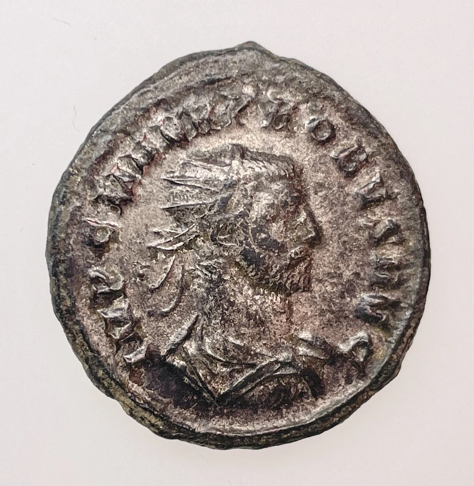 276-282 AD Roman Empire BI Aurelianianus  Probus /Two Soldiers  24 mm 4.7 gram - Image 3 of 4