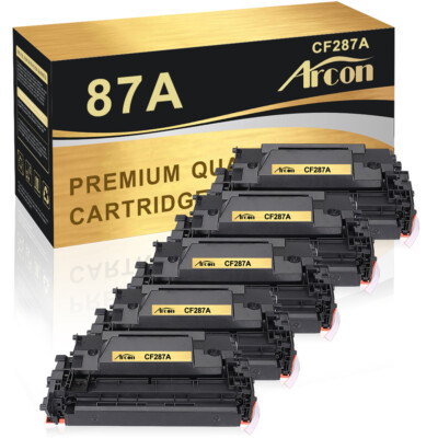 5x Toner für HP Enterprise M506 LaserJet MFP M527 series Pro M501dn CF287A 87A