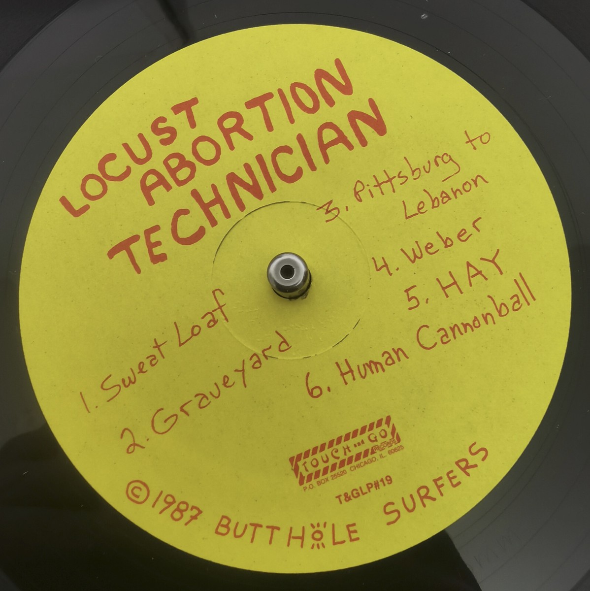 BUTTHOLE SURFERS ⸺ locust abortion technician ⸺ TOUCH AND GO