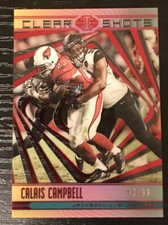 2019 Panini Illusions Calais Campbell Clear Shots Red /99