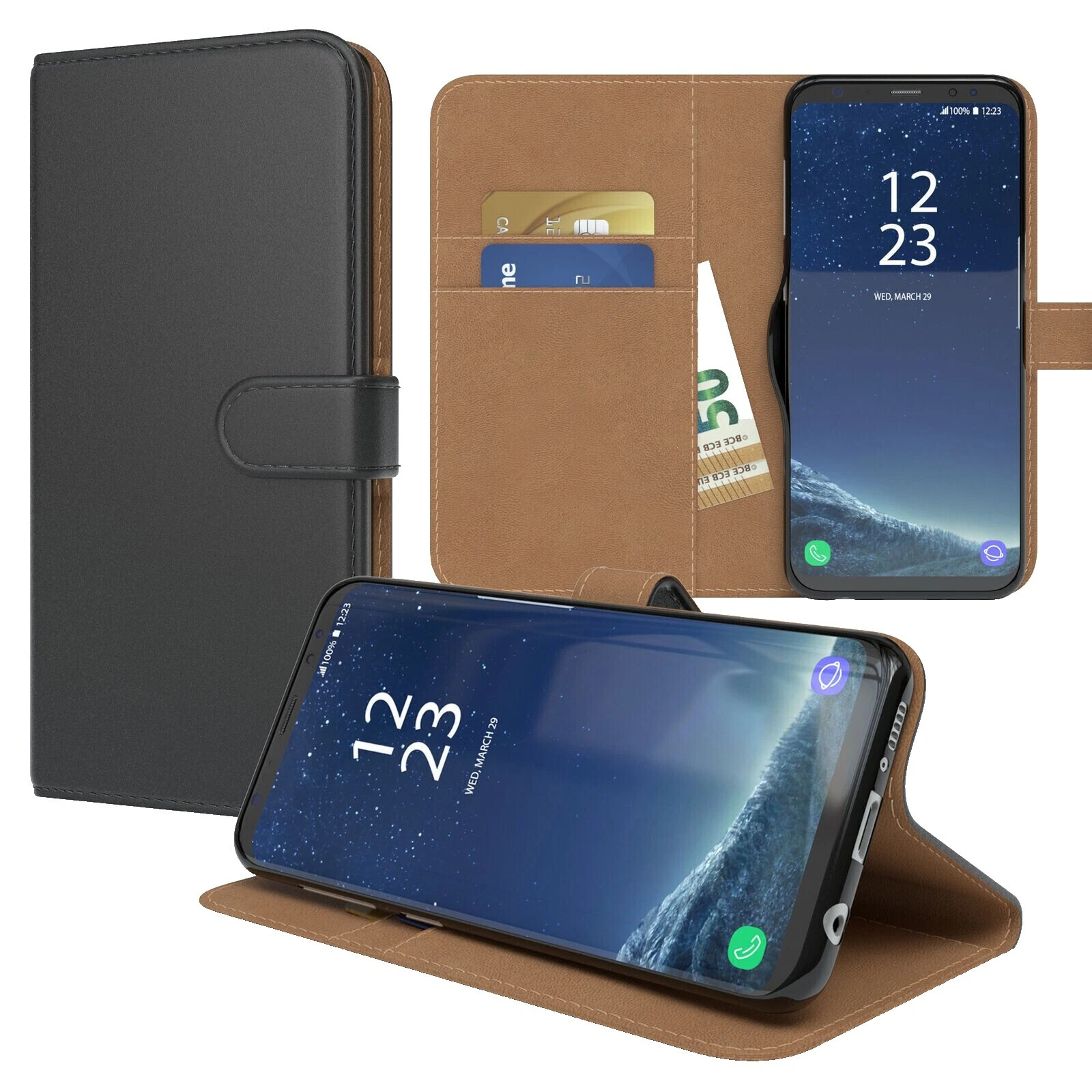 Teléfono celular casos FLIP para Huawei Y5