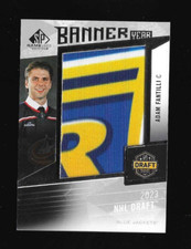 ADAM FANTILLI RC 2023-24 SP Game Used BANNER YEAR NHL DRAFT JUMBO ROOKIE swatch