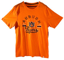 Colosseum T Shirt Men L Auburn Tigers Orange 100 Cotton Crew Neck SEC Sport NWT