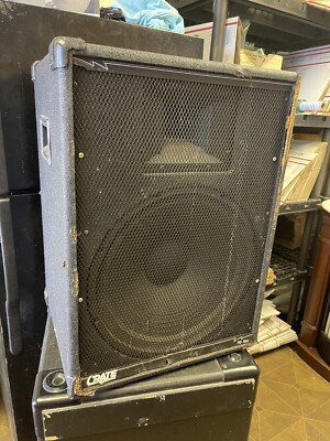 CRATE PE-15H 15  2 Way DJ PA Passive Floor Speaker TESTED