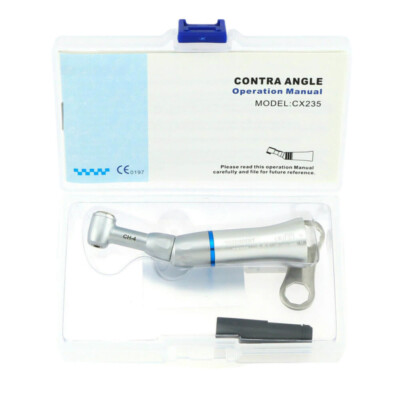YUSENDENT Dental 1:1 Low Speed Push Button Contra Angle fit NSK CX235C1-4