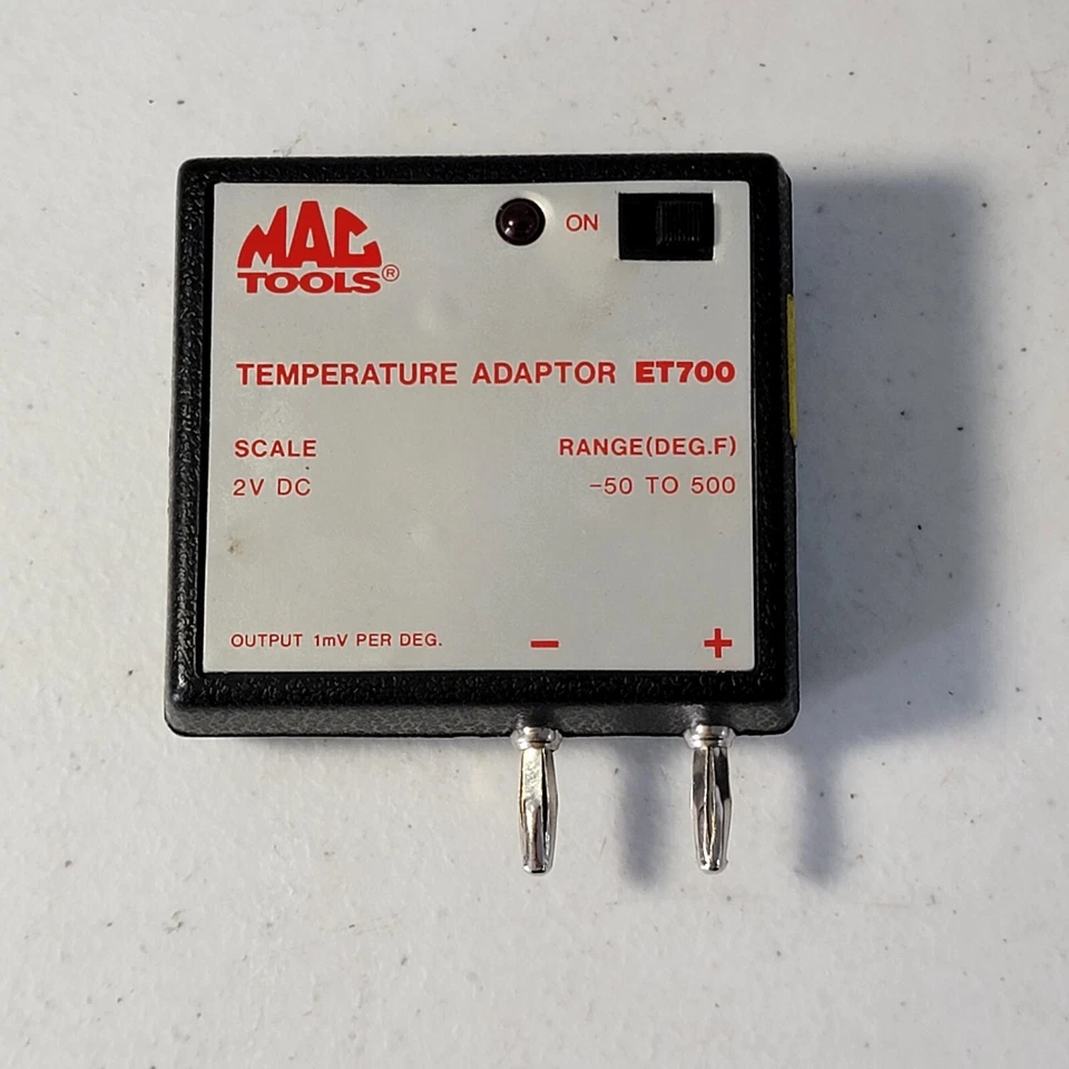 Mac Tools ET700 Temperature Adaptor -50 To 500 Degrees 0-2 V - Image 2 of 3