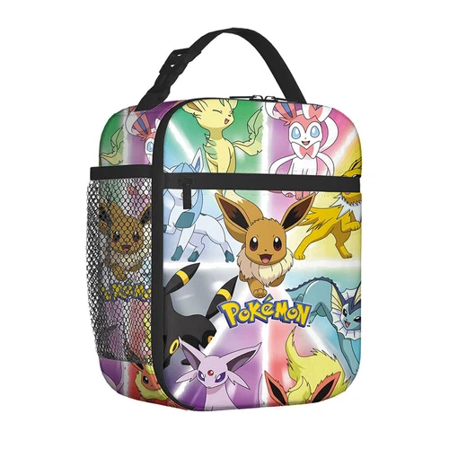 Pikachu Pokemon Insulated Lunch Bag School Picnic Snack Lunchbox Travel Box Gift - Picture 54 of 69