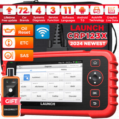 2026 LAUNCH CRP123X Elite Code Reader Car Diagnostic Scanner Tool