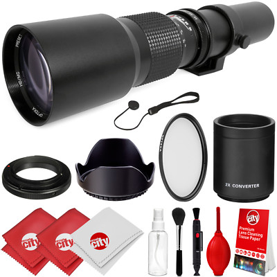 500mm/1000mm Lens for Olympus OM-D E-M1 E-M5 E-M10 PEN-F E-PL8 E-PL7 E-P5 E-PL5