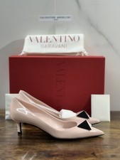Valentino Garavani Women's Decollete One Stud Pink Patent Leather 50mm Luxury 36