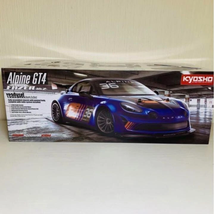 ALPINE GT4 4WD 1:10 RC CAR Kyosho FAZER MK2 Ready SET New