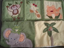 N79 Infant Baby Nursery Bedding Set NoJo Jungle Babies 4 Pieces