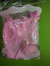 Fairy Princess DressUp Set - TuTu, Tiara, Star Spangled Wand, Sparkling Wings