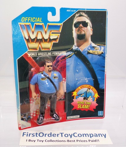 Vintage WWF Hasbro Series 1 Big Boss Man Figure MO...