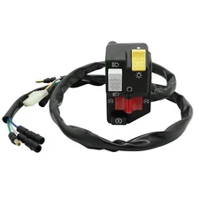 M MATI Handlebar Control Switch Button Start Kill Stop Headlight for Honda Fo...