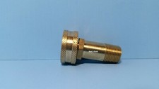 Solid Brass Garden Hose Swivel Fitting 3/4" Inch Female GHT X 3/8" Inch Male NPT