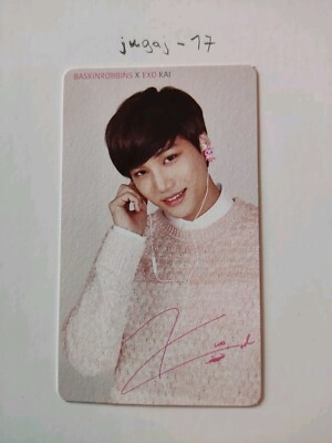 EXO EXO-K - Baskin Robbins - Kai Offizielle Fotokarte 