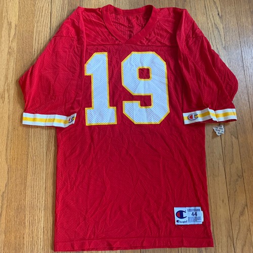 Kansas City Chiefs Vintage 90’s Champion Jersey Joe Montana NWT 44 L READ NFL - Picture 2 of 11