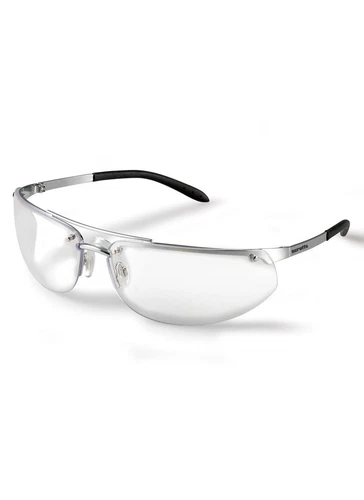 SCRUFFS METAL SAFETY GLASSES SCRATCH RESISTANT CE RATED CLEAR LENSES